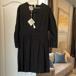 Elegant Black Long Sleeve Dress